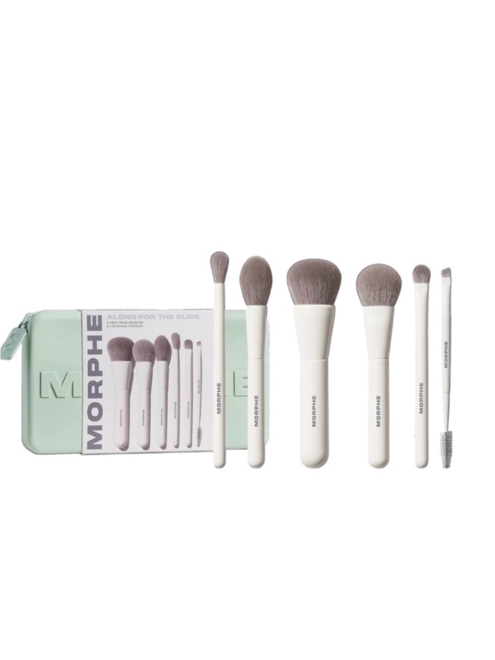 MORPHE ALONG FOR THE GLIDE 6 PIECE TRAVEL BRUSH SET